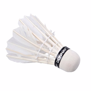 Donnay plunksniniai badmintono skrajukai, 5 vnt., balti