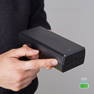 Išorinė baterija SBS TTBB30000PD20K 30000 mAh 2 x USB-C 2 x USB-A - juoda