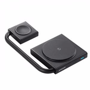 Беспроводное зарядное устройство Joyroom "JR-WQN05 2in1" чёрный 15W (для iPhone / Apple Watch)