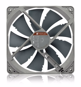 Noctua NF-P14S REDUX-1200 PWM kompiuterio aušinimo sistema, korpuso ventiliatorius 14 cm pilkas