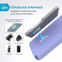 Speck Presidio2 Pro ClickLock & MagSafe - iPhone 16 Pro Max dėklas (Future Lavender / Cassis violetinis / baltas)
