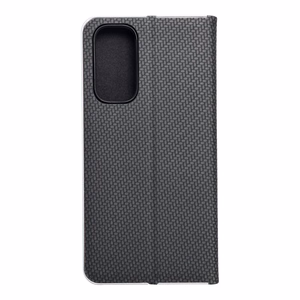 LUNA Book Carbon dėklas telefonui XIAOMI Redmi Note 11 / 11S juodas