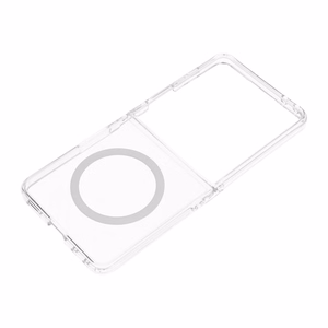 Skaidrus „4sF-S Clear“ dėklas su „MagSafe“ palaikymu, skirtas „Samsung Galaxy Z Flip8“