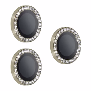 Apsauginis stiklas HARD DIAMOND kameros objektyvui Iphone 17 Pro/17 Pro Max titaninis (3 vnt)