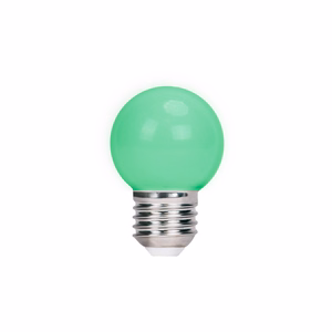 Forever Light LED lemputė E27 G45 2W 230V žalia 5 vnt.