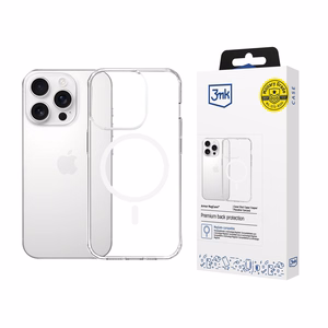 3mk Armor MagCase Dėklas telefonui iPhone 16 Pro - Skaidrus