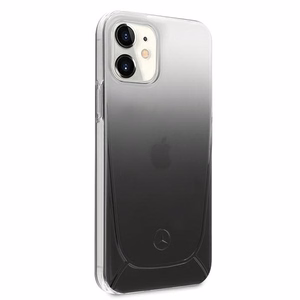 Mercedes Transparent Line dėklas telefonui iPhone 12 mini - juodas