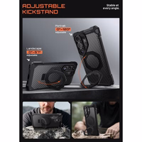 "Supcase UB Grip Mag MagSafe" dėklas "Samsung Galaxy S26 Ultra" - juodas