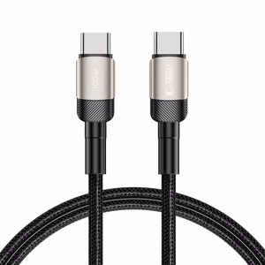 "Tech-Protect UltraBoost Evo" USB-C / USB-C PD kabelis 100W 5A 1 m - titano spalvos