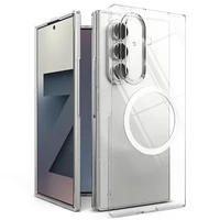 Ringke plonas magnetinis MagSafe dėklas telefonui Samsung Galaxy Z Fold 7 - permatomas