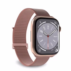 Puro Sport nailoninis dirželis Apple Watch 38 / 40 / 41 mm – rožinės spalvos