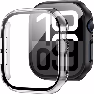 Чехол Tech-Protect Defense360 с закалённым стеклом для Apple Watch 10 (42mm) - прозрачный