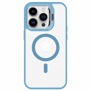 Tel Protect Magnetinis dėklas telefonui su stovu Iphone 15 Plus mėlyna