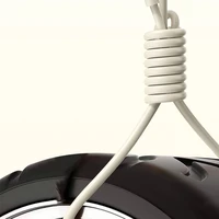 Dudao L7SM USB-A - micro USB kabelis 5A 1m - smėlio spalvos