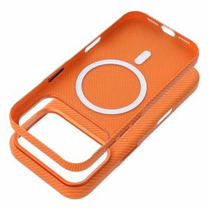 K-Look dėklas, suderinamas su MagSafe, skirtas iPhone 16 PRO, oranžinis