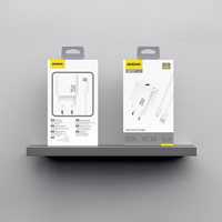 Dudao A27STEU 25W GaN USB-A Wall Įkroviklis with USB-A - USB-C Laidas - Baltas