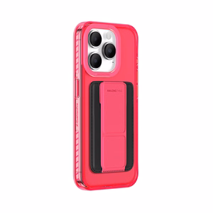 Amazing Thing Titan Pro Neon Mag piniginės dėklas 10FT IP156.1PTWPN Iphone 15 Pro rožinė su stovu