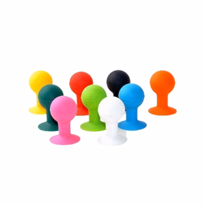 Telefono laikiklis su apvalia galvute - mėlynas