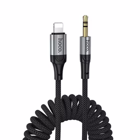 Kabel AUX Jack 3,5 mm do Lightning Hoco 1,5 m UPA33A juodas