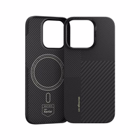 Benks Montage Magnetinis Armor Air Kevlar dėklas PC rėmas 600D+1500D (MB65) Iphone 16 Pro juodas