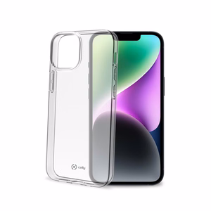 CELLY Gelskin galinis dėklas Apple iPhone 14, skaidrus
