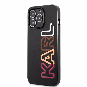 Karl Lagerfeld KLHCP13XPCOBK iPhone 13 Pro Max 6,7" juodas kietas dėklas Multipink Brand