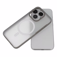 Smooth Feeling Magsafe Dėklas telefonui Iphone 15 Plus titaninis