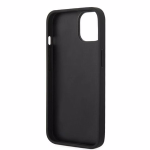 Dėklas telefonui (m) US Polo USHCP14MPFAV iPhone 14 Plus 6.7" - tamsiai mėlynas odinis siuvimas