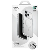 Uniq Clario Magclick įkrovimo dėklas telefonui iPhone 17 Pro – skaidrus