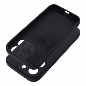 Silikoninis 2 mm dėklas telefonui iPhone 16 Pro, juodas