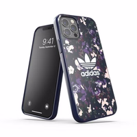 Adidas OR SnapCase Grafikos dėklas iPhone 12 Pro / iPhone 12 - alyvinė