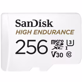SanDisk High Endurance 256 GB MicroSDXC UHS-I Klasės 10