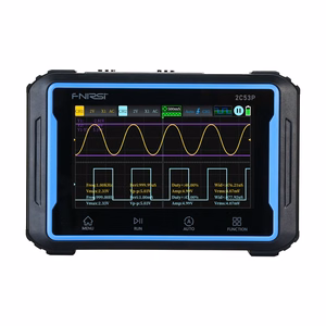 Portable 3-in-1 FNIRSI 2C53P 4.3" touchscreen oscilloscope