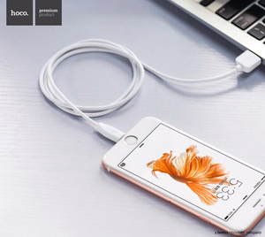 USB kabelis Hoco X1 microUSB 1.0m baltas