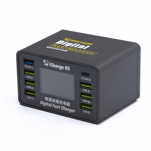 MECHANIC iCharge 8C 8-Port DC maitinimo šaltinis PD QC3.0