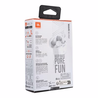 Belaidės ausinės JBL IP54 IPX2 Wave Beam baltos