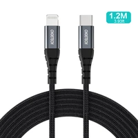 Choetech IP0039 USB-C / Lightning MFi kabelis, 1,2 m ilgio - juodas