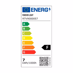 Forever Light LED Bulb GU10 38° 7.2W 585lm 4000K class F