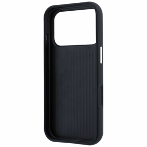 Guess Smooth & Big Strass Logo dėklas iPhone 18 Pro / 17 Pro – juodas