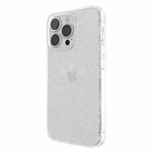 Adidas OR Apsauginis Skaidrus Dėklas Blizgučiai iPhone 13 Pro / iPhone 13 - Skaidrus Sidabras