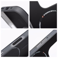 FORCELL F-PROTECT Levels su dvigubo sluoksnio 4D technologija, karinio kritimo testuotas, suderinamas su MagSafe IPHONE 16 PLUS kibernetinis pilkas