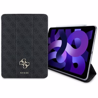 Guess GUFC11RM24PS4SGK iPad Air 11" 2024 juodas/juodas Magnetinis 4G Didelis Logotipas