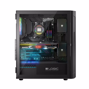 Logic ARAMIS ARGB MINIDI USB 3.0 kompiuterio korpusas, juodas