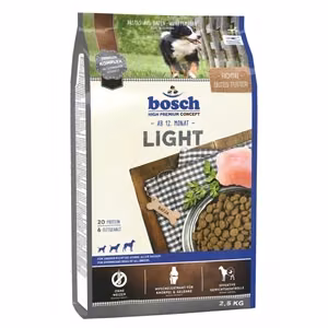 Bosch Light – lengvas sausasis pašaras šunims, 2,5 kg