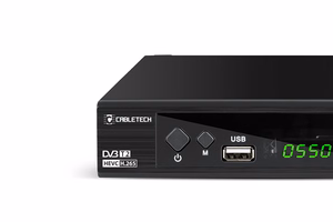 Cabletech URZ0336C – DVB-T2 H.265/HEVC skaitmeninės antžeminės televizijos imtuvas