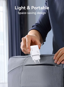 Joyroom JR-TF4 18W sieninis įkroviklis su 3A USB-A - USB-C 1m laidu juodas