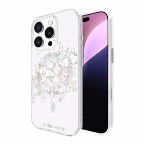 Case-Mate Karat MagSafe dėklas su perlamutro intarpais, skirtas iPhone 16 Pro, „A Touch of Pearl“
