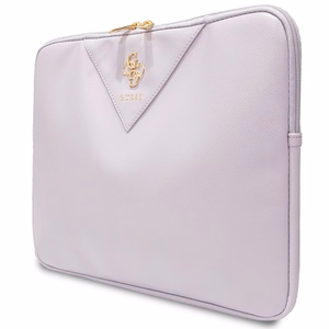 Guess Triangle 4G dėklas 14" nešiojamam kompiuteriui - violetinis