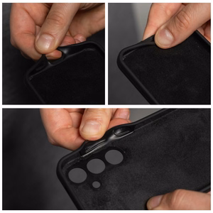 Dėklas silikoninis 2mm telefonui MOTOROLA EDGE 40 Neo juodas