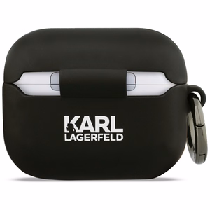 Karl Lagerfeld Silicone Choupette Head 3D deklas AirPods Pro 3 - juodas